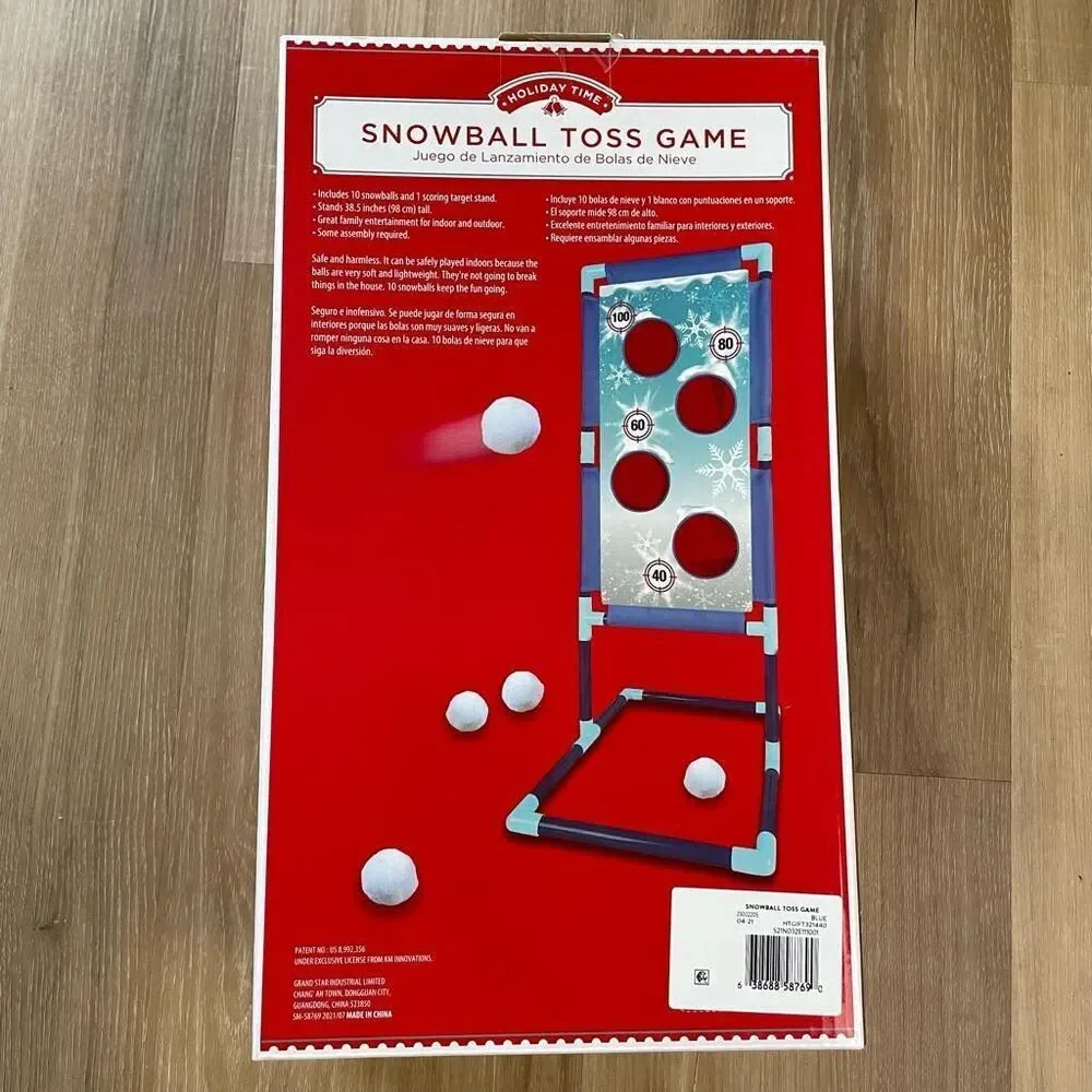Snowball Toss Game Holiday Time New In Box